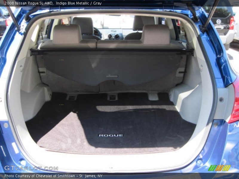 Indigo Blue Metallic / Gray 2008 Nissan Rogue SL AWD