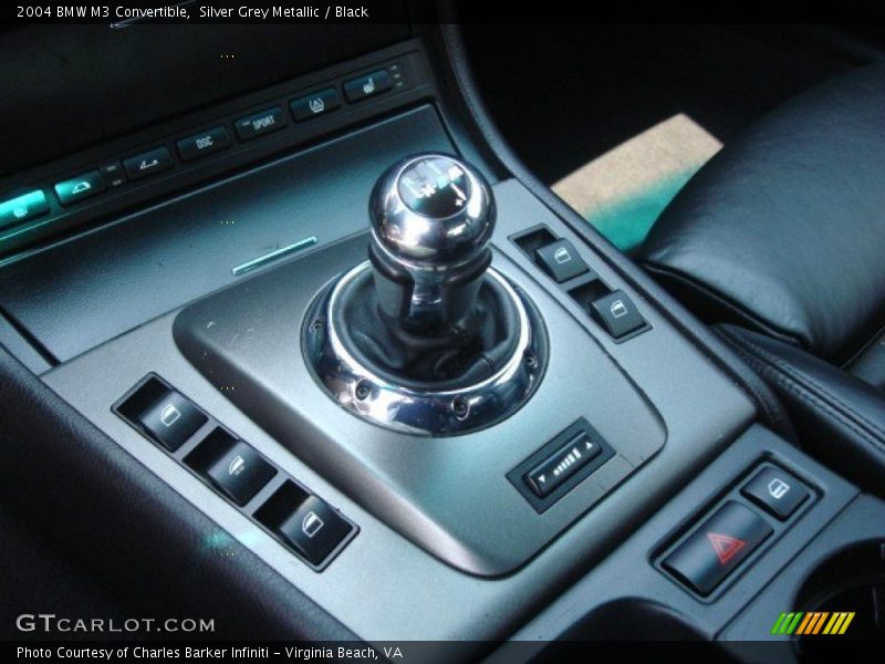 Silver Grey Metallic / Black 2004 BMW M3 Convertible