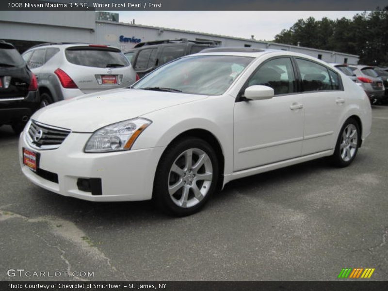 Winter Frost Pearl / Frost 2008 Nissan Maxima 3.5 SE