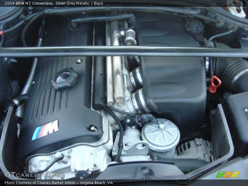 Silver Grey Metallic / Black 2004 BMW M3 Convertible