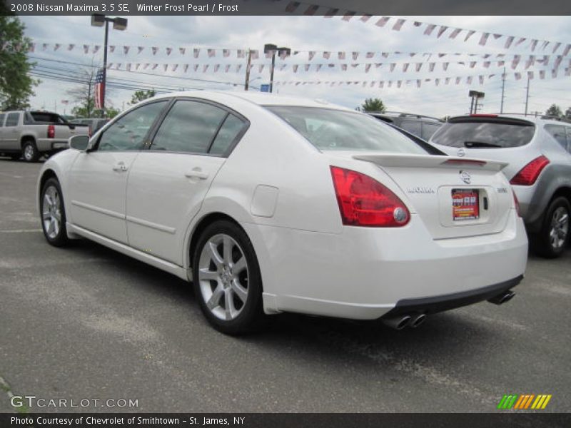 Winter Frost Pearl / Frost 2008 Nissan Maxima 3.5 SE
