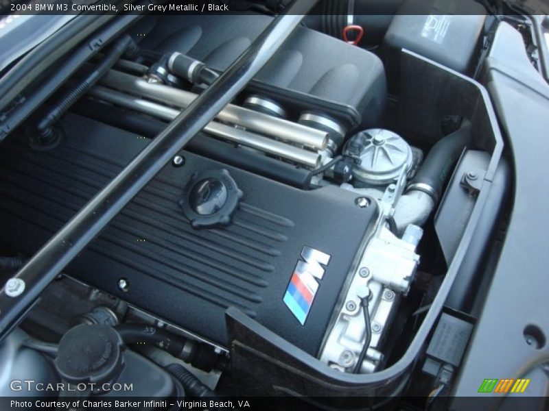 Silver Grey Metallic / Black 2004 BMW M3 Convertible