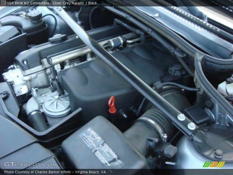 Silver Grey Metallic / Black 2004 BMW M3 Convertible