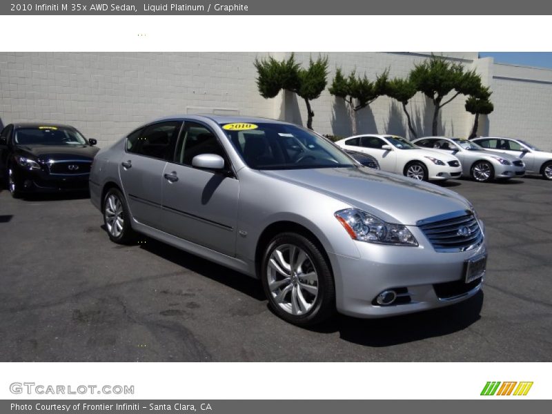 Liquid Platinum / Graphite 2010 Infiniti M 35x AWD Sedan