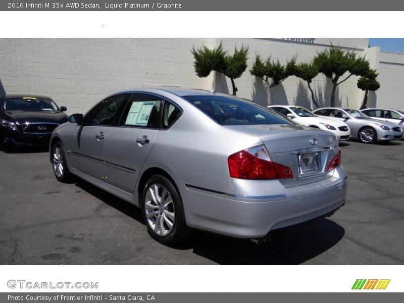 Liquid Platinum / Graphite 2010 Infiniti M 35x AWD Sedan