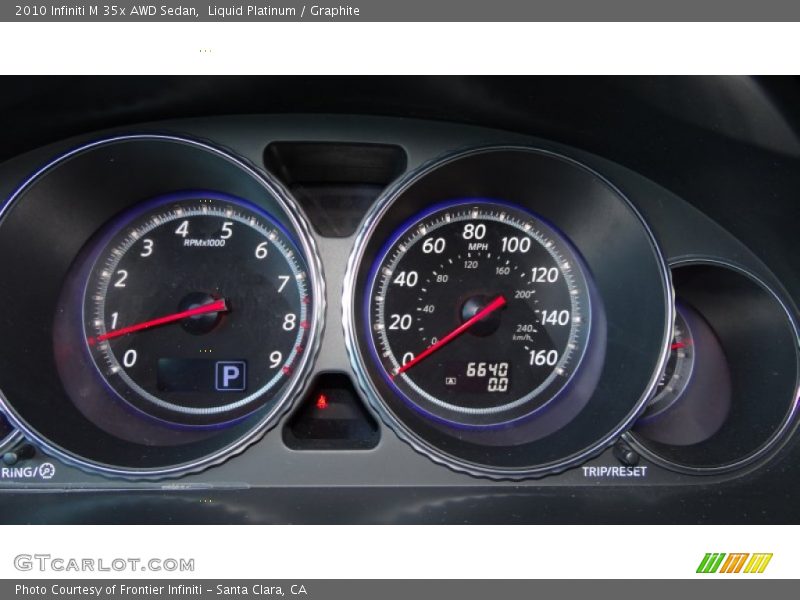 Liquid Platinum / Graphite 2010 Infiniti M 35x AWD Sedan