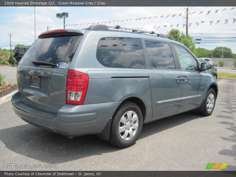 Green Meadow Gray / Gray 2008 Hyundai Entourage GLS
