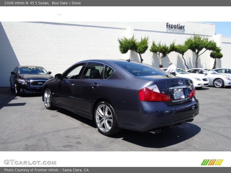 Blue Slate / Stone 2008 Infiniti M 45 S Sedan