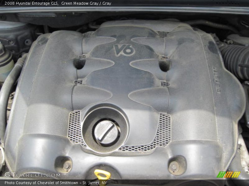 Green Meadow Gray / Gray 2008 Hyundai Entourage GLS