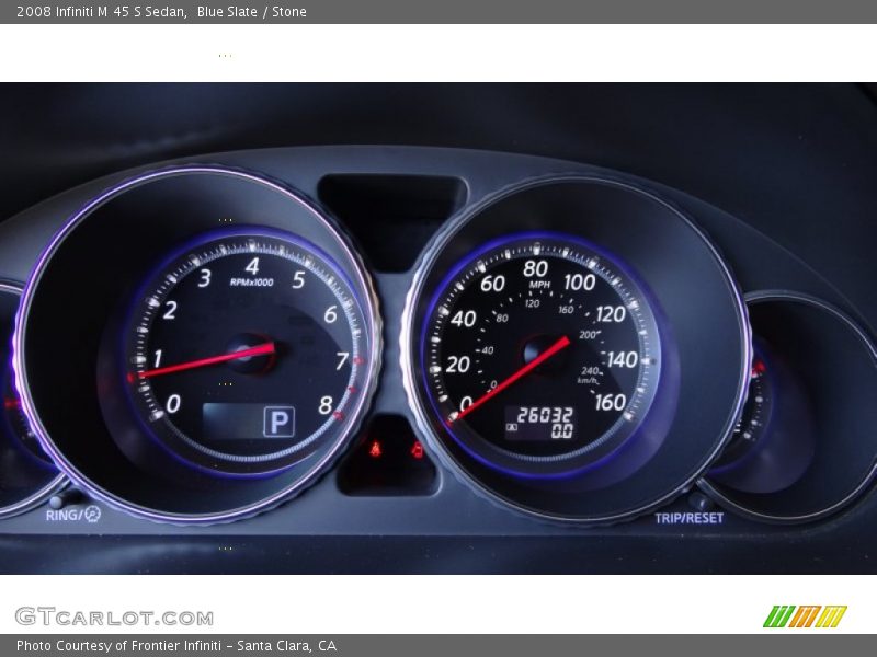 Blue Slate / Stone 2008 Infiniti M 45 S Sedan