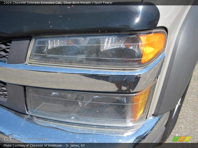 Silver Birch Metallic / Sport Pewter 2004 Chevrolet Colorado Extended Cab