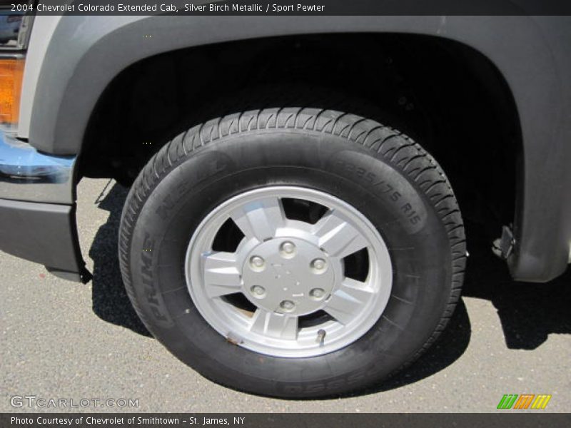 Silver Birch Metallic / Sport Pewter 2004 Chevrolet Colorado Extended Cab