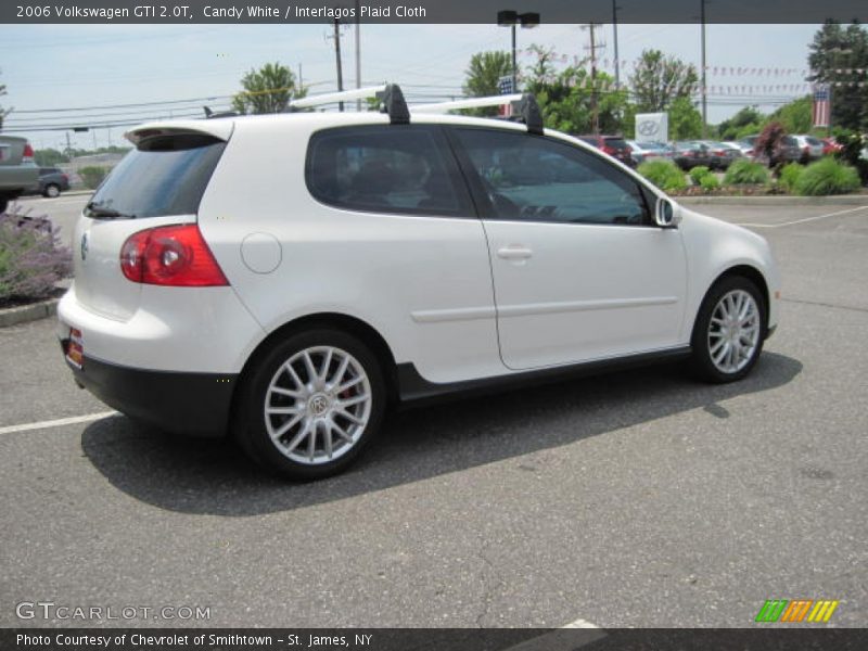 Candy White / Interlagos Plaid Cloth 2006 Volkswagen GTI 2.0T