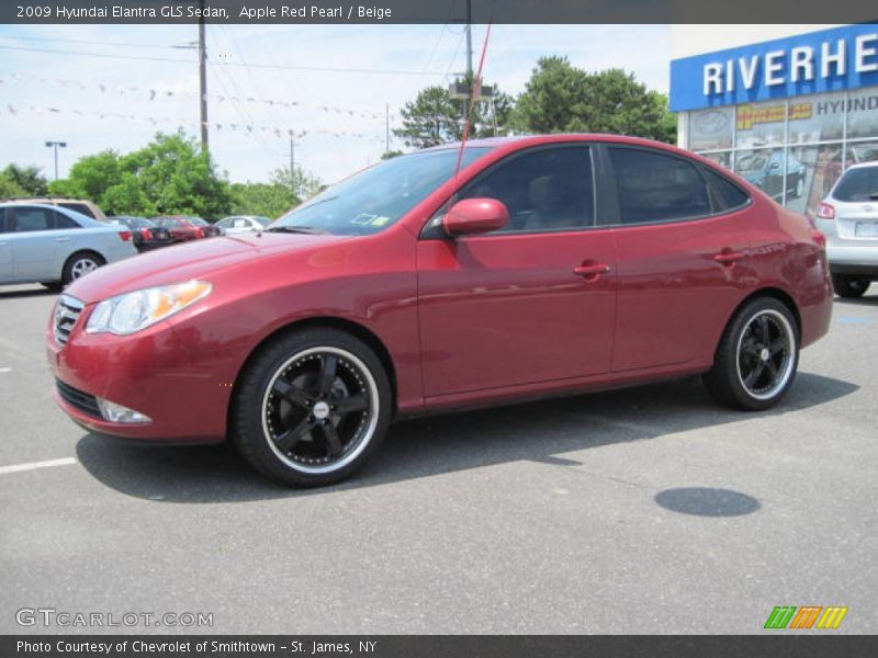  2009 Elantra GLS Sedan Apple Red Pearl