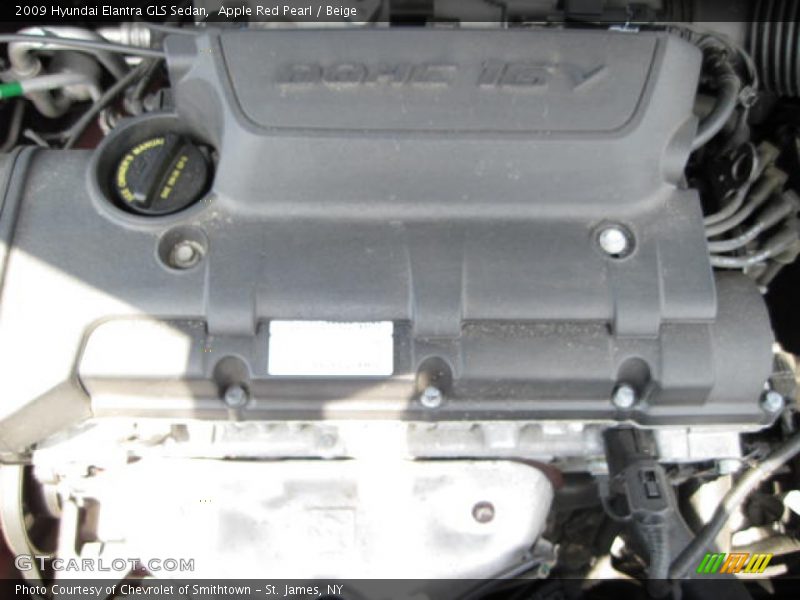 Apple Red Pearl / Beige 2009 Hyundai Elantra GLS Sedan