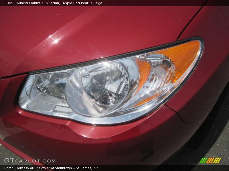 Apple Red Pearl / Beige 2009 Hyundai Elantra GLS Sedan