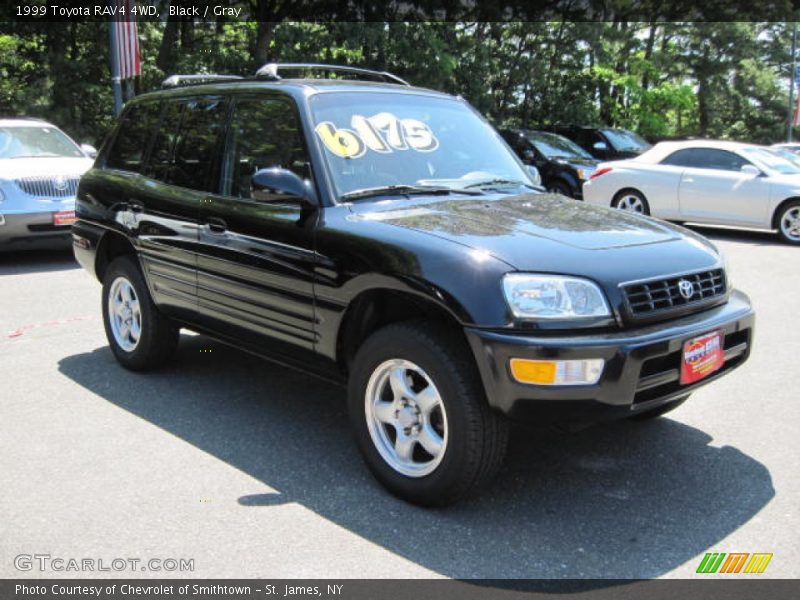 Black / Gray 1999 Toyota RAV4 4WD