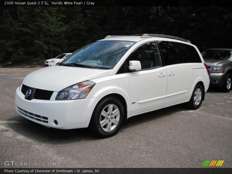 Nordic White Pearl / Gray 2006 Nissan Quest 3.5 SL