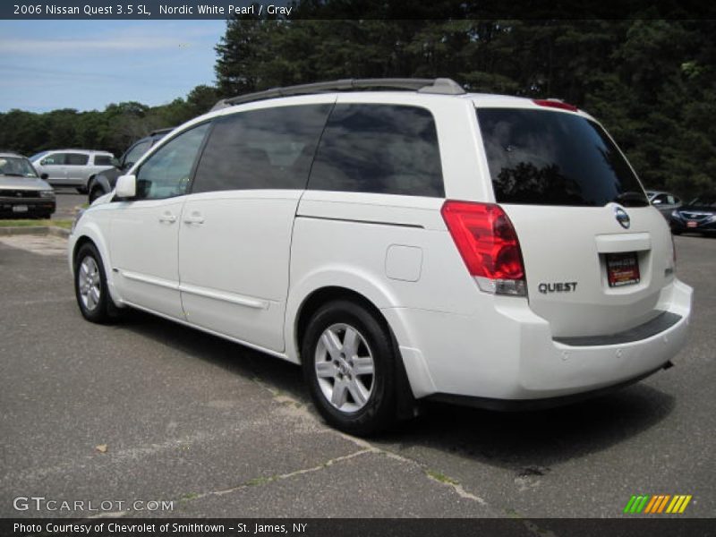 Nordic White Pearl / Gray 2006 Nissan Quest 3.5 SL