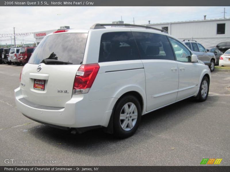 Nordic White Pearl / Gray 2006 Nissan Quest 3.5 SL