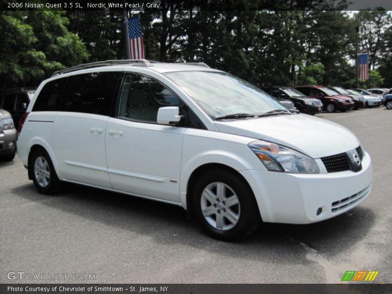 Nordic White Pearl / Gray 2006 Nissan Quest 3.5 SL