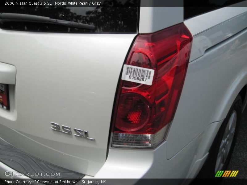 Nordic White Pearl / Gray 2006 Nissan Quest 3.5 SL