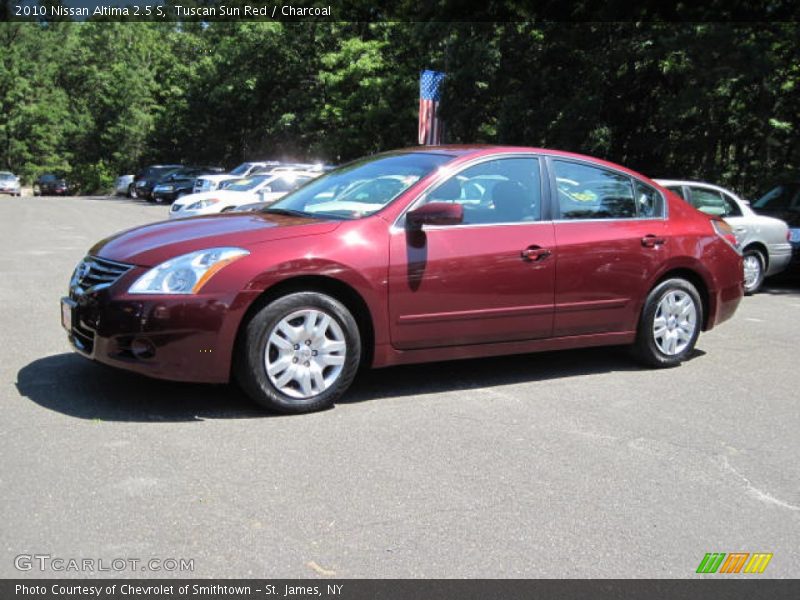 Tuscan Sun Red / Charcoal 2010 Nissan Altima 2.5 S