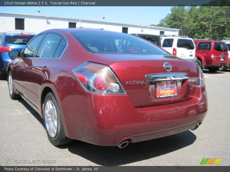 Tuscan Sun Red / Charcoal 2010 Nissan Altima 2.5 S