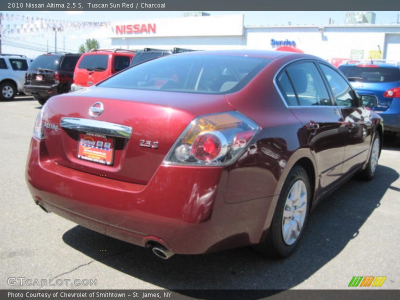 Tuscan Sun Red / Charcoal 2010 Nissan Altima 2.5 S