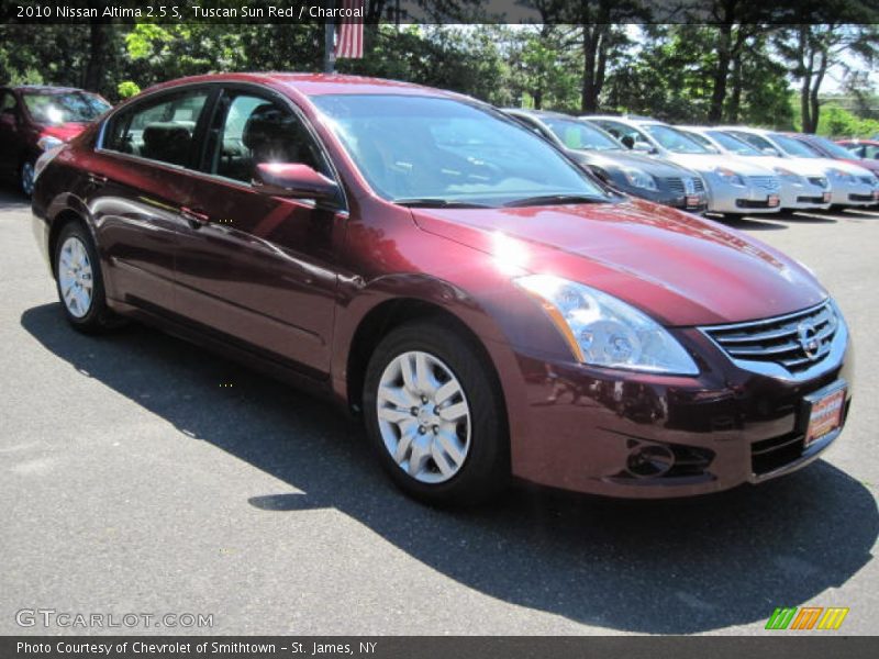 Tuscan Sun Red / Charcoal 2010 Nissan Altima 2.5 S