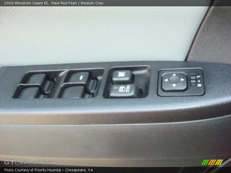 Rave Red Pearl / Medium Gray 2009 Mitsubishi Galant ES