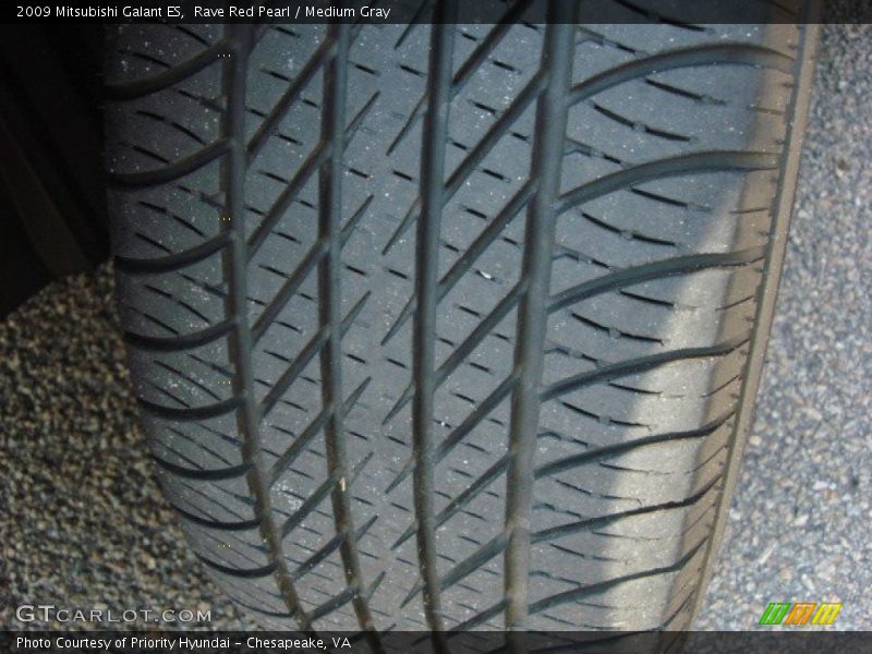 Rave Red Pearl / Medium Gray 2009 Mitsubishi Galant ES