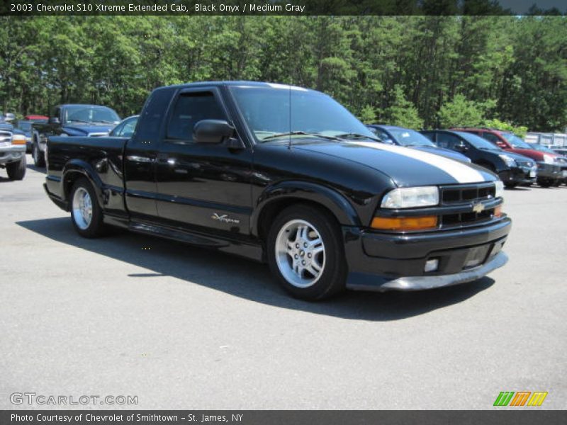 Black Onyx / Medium Gray 2003 Chevrolet S10 Xtreme Extended Cab