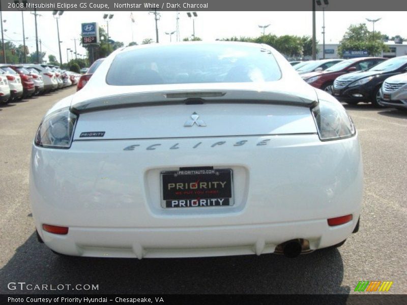 Northstar White / Dark Charcoal 2008 Mitsubishi Eclipse GS Coupe