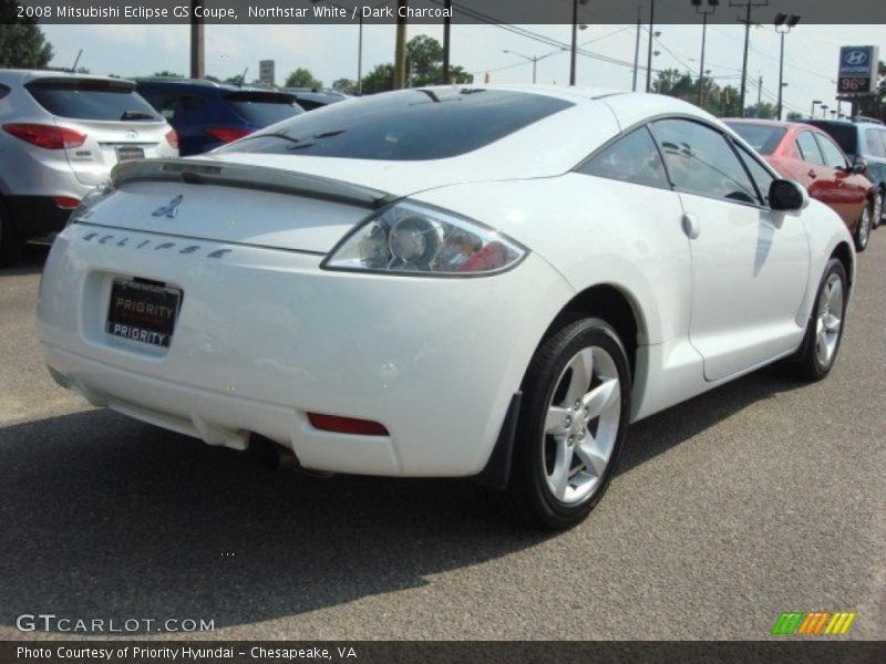 Northstar White / Dark Charcoal 2008 Mitsubishi Eclipse GS Coupe