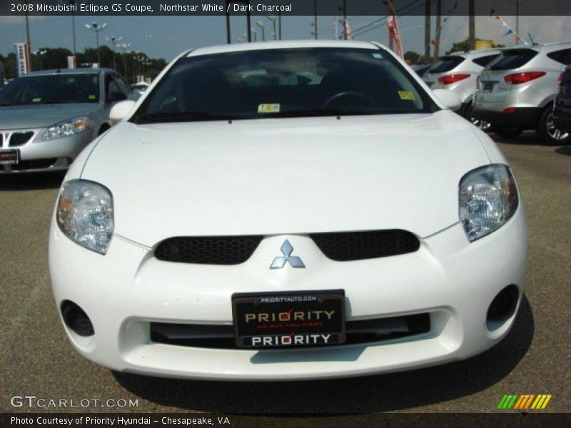 Northstar White / Dark Charcoal 2008 Mitsubishi Eclipse GS Coupe