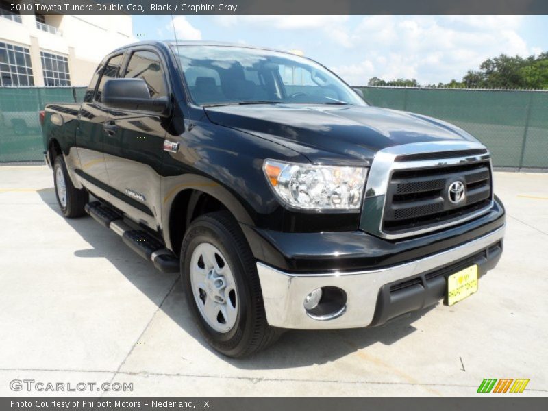 Black / Graphite Gray 2010 Toyota Tundra Double Cab