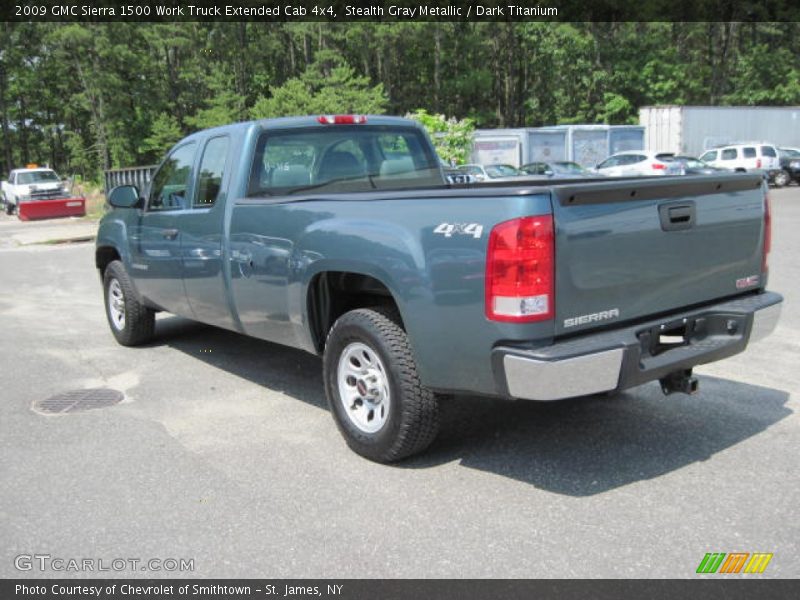 Stealth Gray Metallic / Dark Titanium 2009 GMC Sierra 1500 Work Truck Extended Cab 4x4