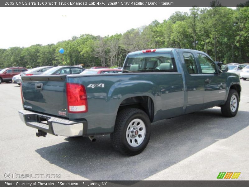 Stealth Gray Metallic / Dark Titanium 2009 GMC Sierra 1500 Work Truck Extended Cab 4x4