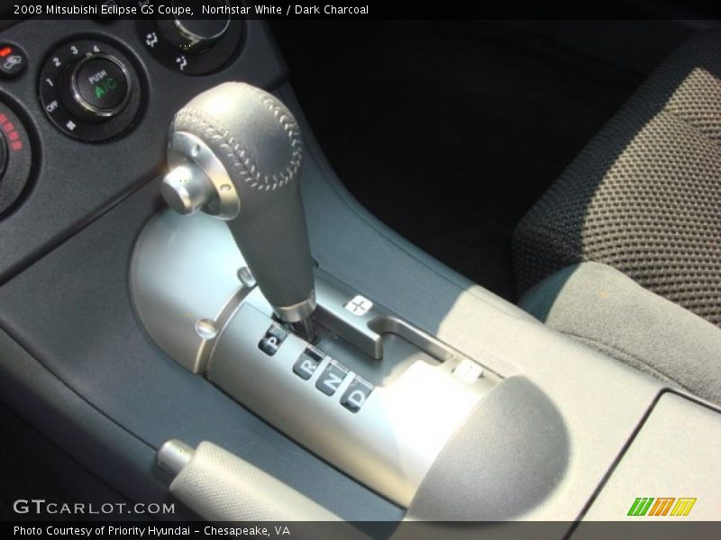 Northstar White / Dark Charcoal 2008 Mitsubishi Eclipse GS Coupe