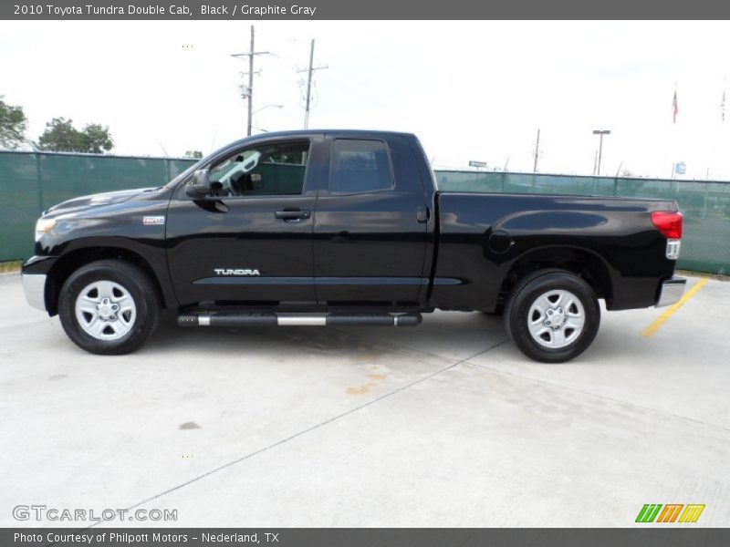 Black / Graphite Gray 2010 Toyota Tundra Double Cab