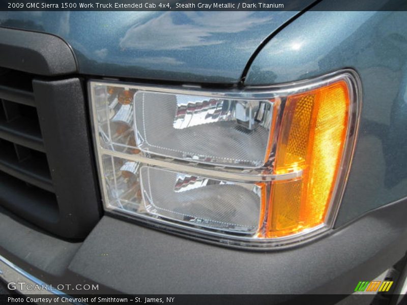 Stealth Gray Metallic / Dark Titanium 2009 GMC Sierra 1500 Work Truck Extended Cab 4x4