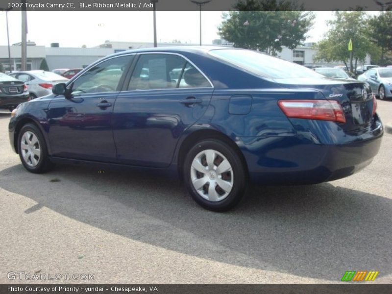 Blue Ribbon Metallic / Ash 2007 Toyota Camry CE