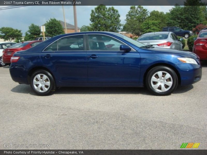 Blue Ribbon Metallic / Ash 2007 Toyota Camry CE