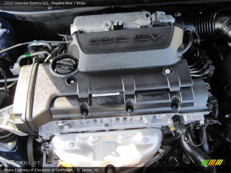 Regatta Blue / Beige 2010 Hyundai Elantra GLS