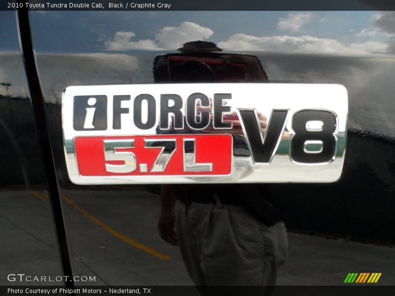 Black / Graphite Gray 2010 Toyota Tundra Double Cab