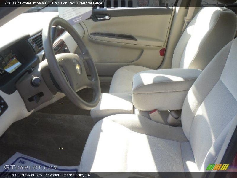 Precision Red / Neutral Beige 2008 Chevrolet Impala LS