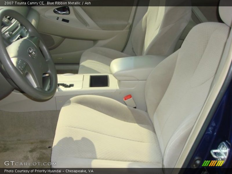 Blue Ribbon Metallic / Ash 2007 Toyota Camry CE