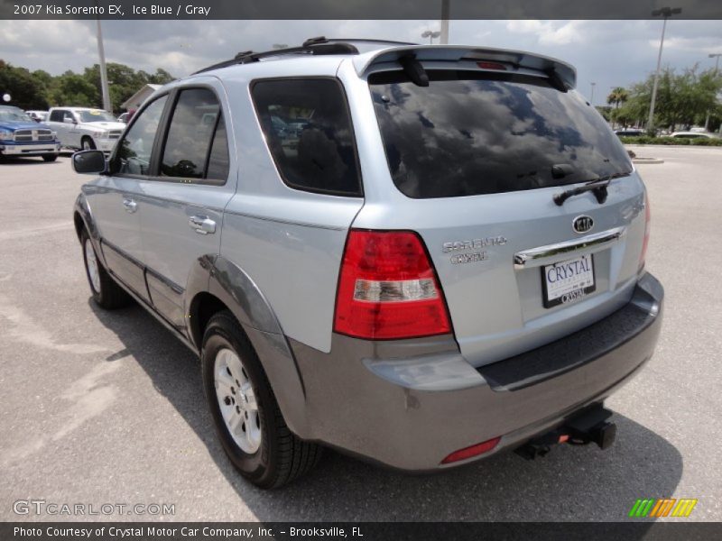 Ice Blue / Gray 2007 Kia Sorento EX