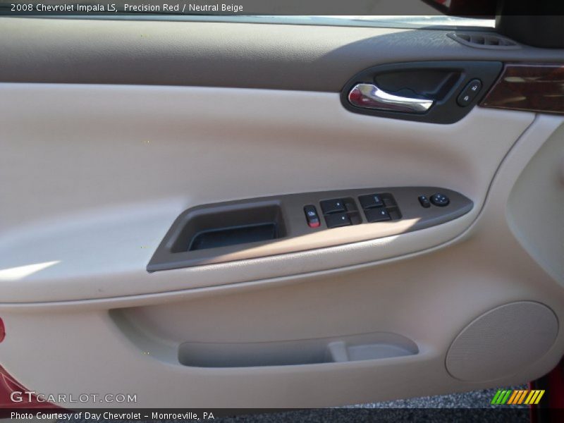 Precision Red / Neutral Beige 2008 Chevrolet Impala LS